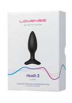 Lovense Hush 2 Rechargeable App Compatible Silicone Vibrating Anal Plug