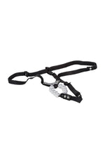 Lover's Vibrating Thong with Pleasure Pearls - Black - One Size