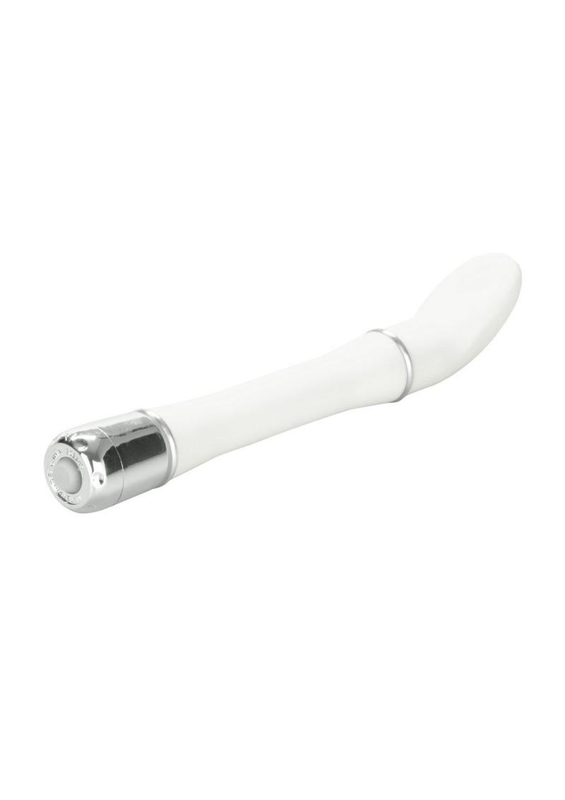 Lulu Satin Scoop Vibrator - White