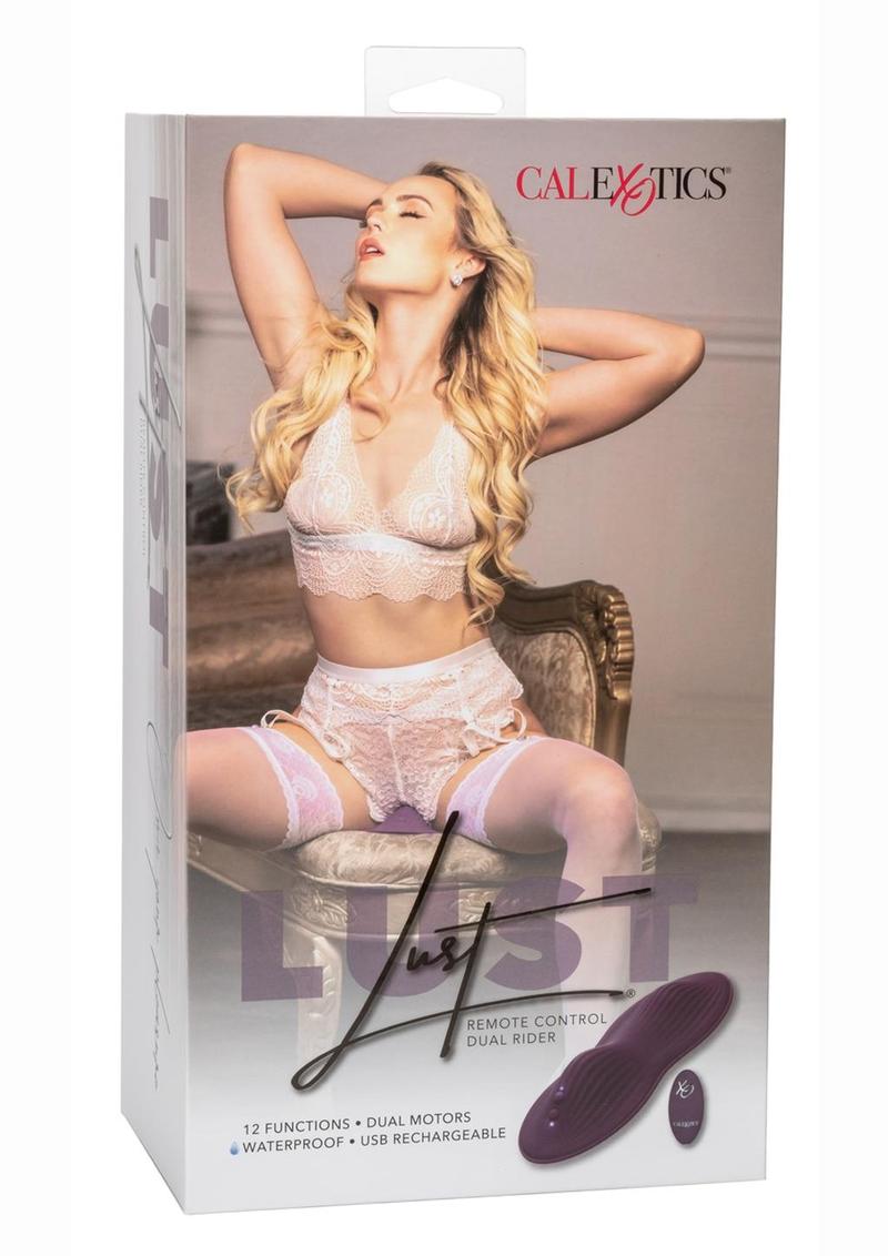 Lust Remote Control Dual Rider Rechargeable Silicone Massager