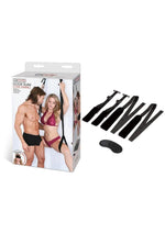 Lux Fetish Door Slam Love Swing - Black