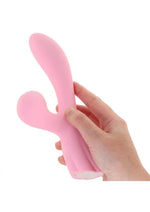 Luxe Aura Rechargeable Silicone Clitoral Stimulator - Pink