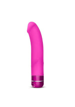 Luxe Beau Vibrating Silicone Dildo - Pink - 8.5in