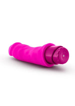 Luxe Marco Vibrating Silicone Dildo - Pink - 7.75in