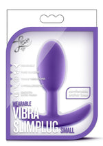 Luxe Wearable Vibra Slim Plug Silicone Butt Plug