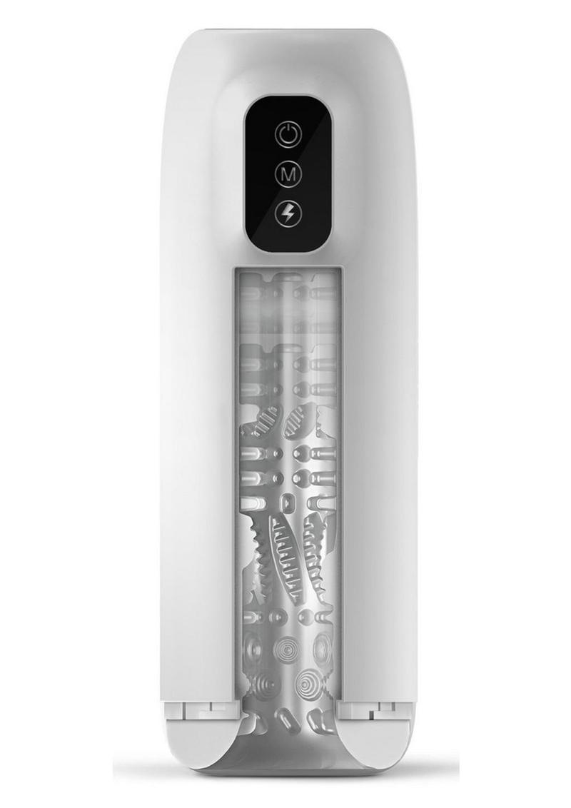 M For Men Robo-Bator Rechargeable Masturbator - White