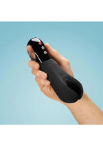 Manta Silicone Vibrating Sleeve - Black