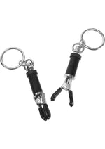 Master Series Amulet Nipple D'vice - Black/Metal - Set