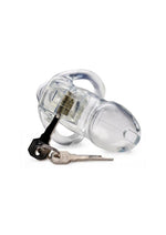 Master Series Clear Captor Chastity Cage with Keys