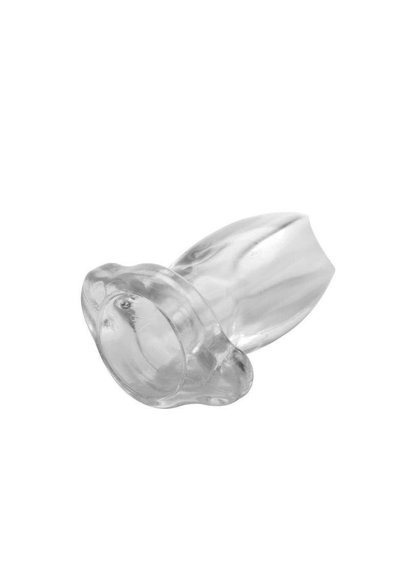 Master Series Gape Glory Clear Hollow Anal Plug - Clear - Large