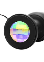 Master Series Paragon Gem Accented Vibrating Anal Plug - Black
