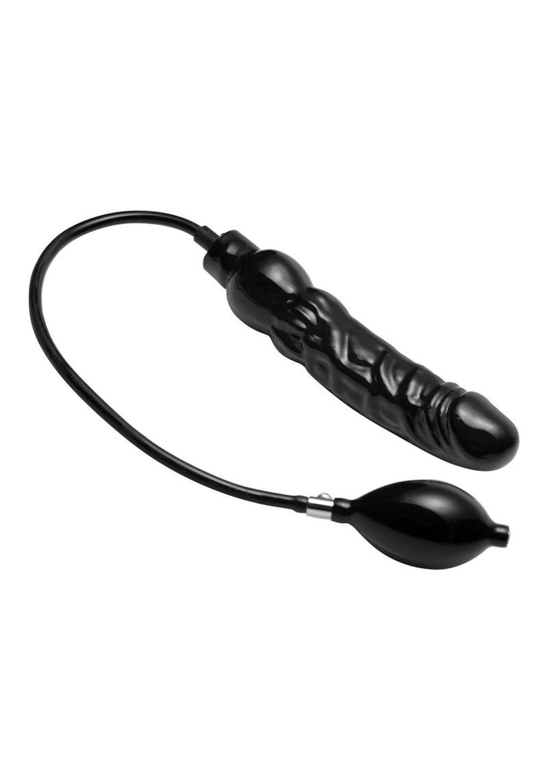 Master Series Primal Inflatable 8.5in Dildo - Black
