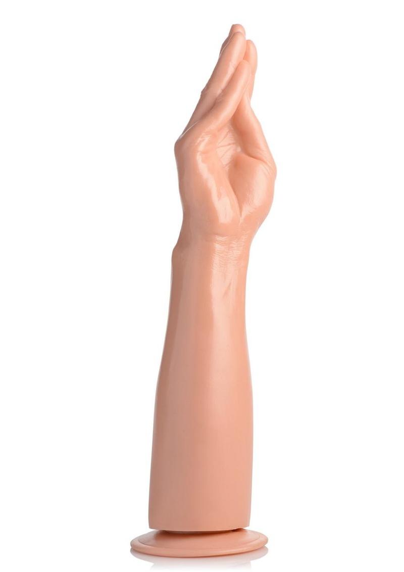 Master Series The Fister Hand and Forearm 15in Dildo - Flesh/Vanilla - XLarge