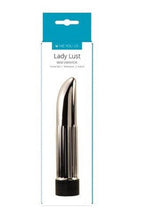 ME YOU US Lady Lust Ribbed Mini Vibrator - Silver