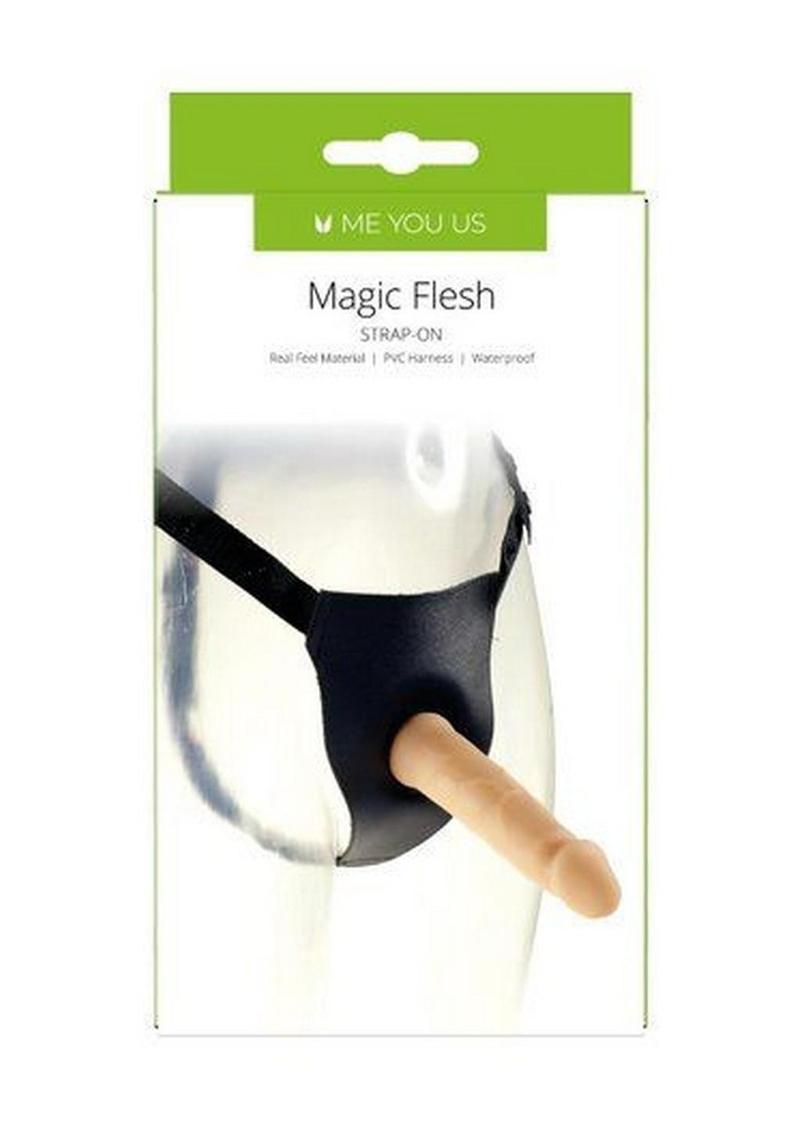 ME YOU US Magic Flesh Strap-On - Black/Vanilla