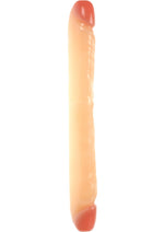 ME YOU US Twelve Flexible Double Dong Dildo - Vanilla - 12in