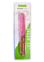 ME YOU US Ultracock Jelly Double Ender - Pink - 12in