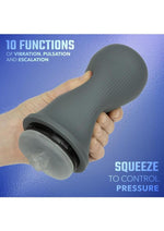 Milk Master Grip-N-Stroke Pussy Rechargeable Silicone Masturbator