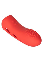 Mini Marvels Marvelous Arouser Rechargeable Silicone Finger Vibrator - Red