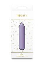Minnie's Dot Rechargeable Silicone Flexible Bullet - Lavender