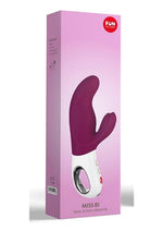 Miss Bi Silicone Vibrator with Clitoral Stimulator