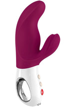 Miss Bi Silicone Vibrator with Clitoral Stimulator