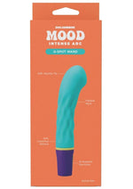 Mood Intense Arc Rechargeable Silicone G-Spot Vibrator - Purple/Teal