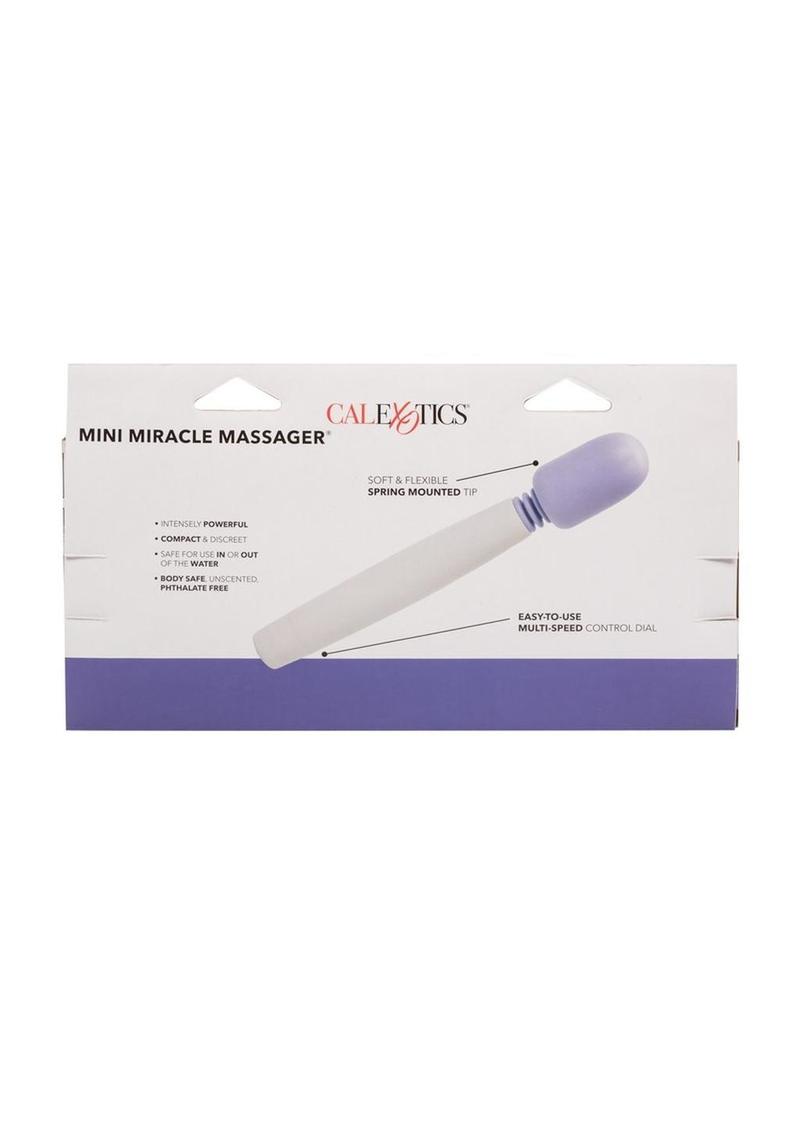 My Mini Miracle Massager Wand Waterproof - Purple/White - 7.75in