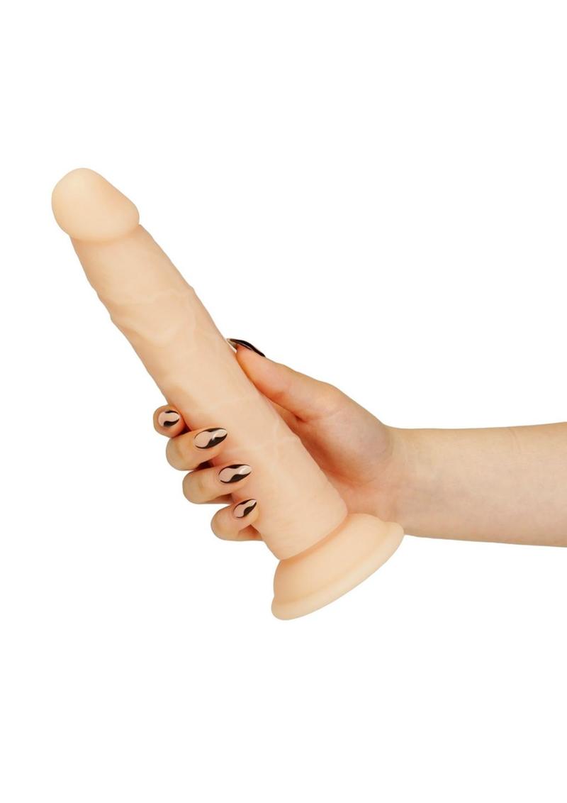 Naked Addiction Silicone Dual Density Bendable Dildo - Vanilla - 9in