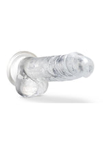 Naturally Yours Crystalline Dildo - Clear/Diamond - 7in