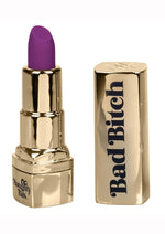 Naughty Bits Bad Bitch Lipstick Bullet Vibrator - Purple