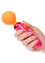 Naughty Bits Home Cumming Queen Rechargeable Silicone Vibrating Wand - Pink