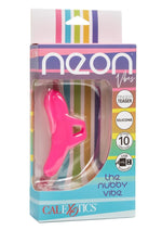 Neon Vibes The Nubby Rechargeable Silicone Vibrator