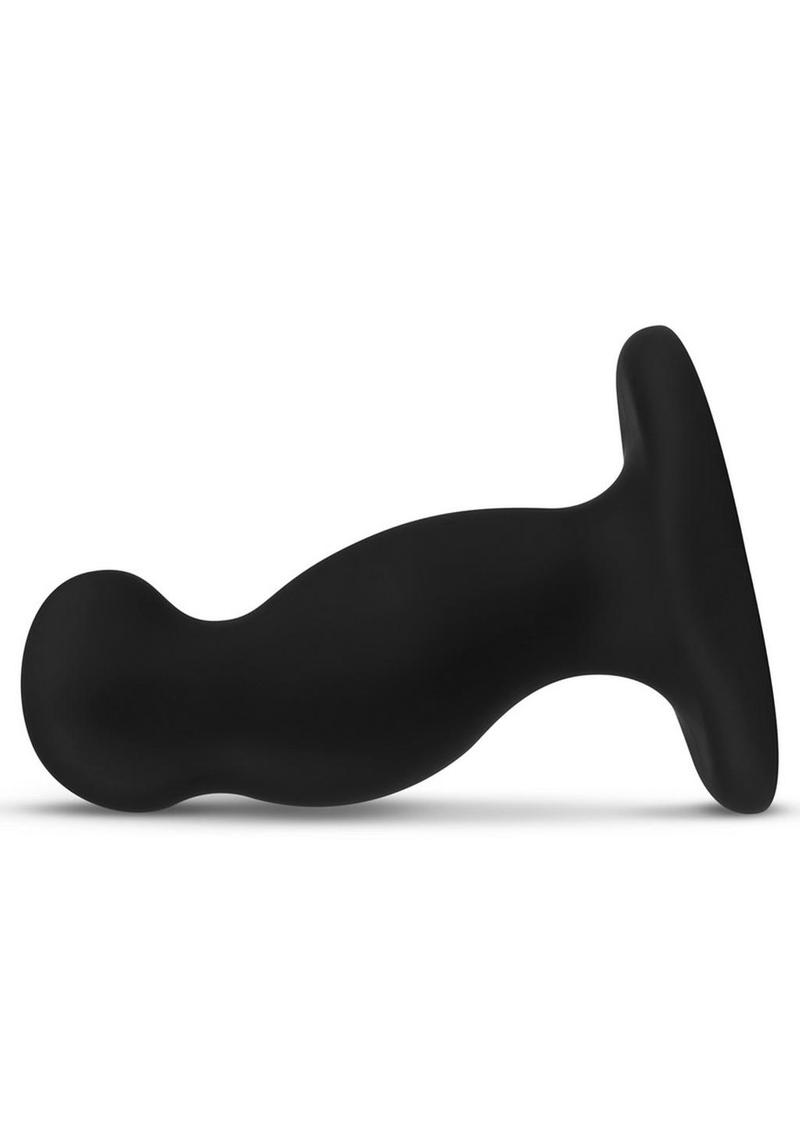 Nexus G-Play+SM Rechargeable Silicone Vibrator - Black - Small