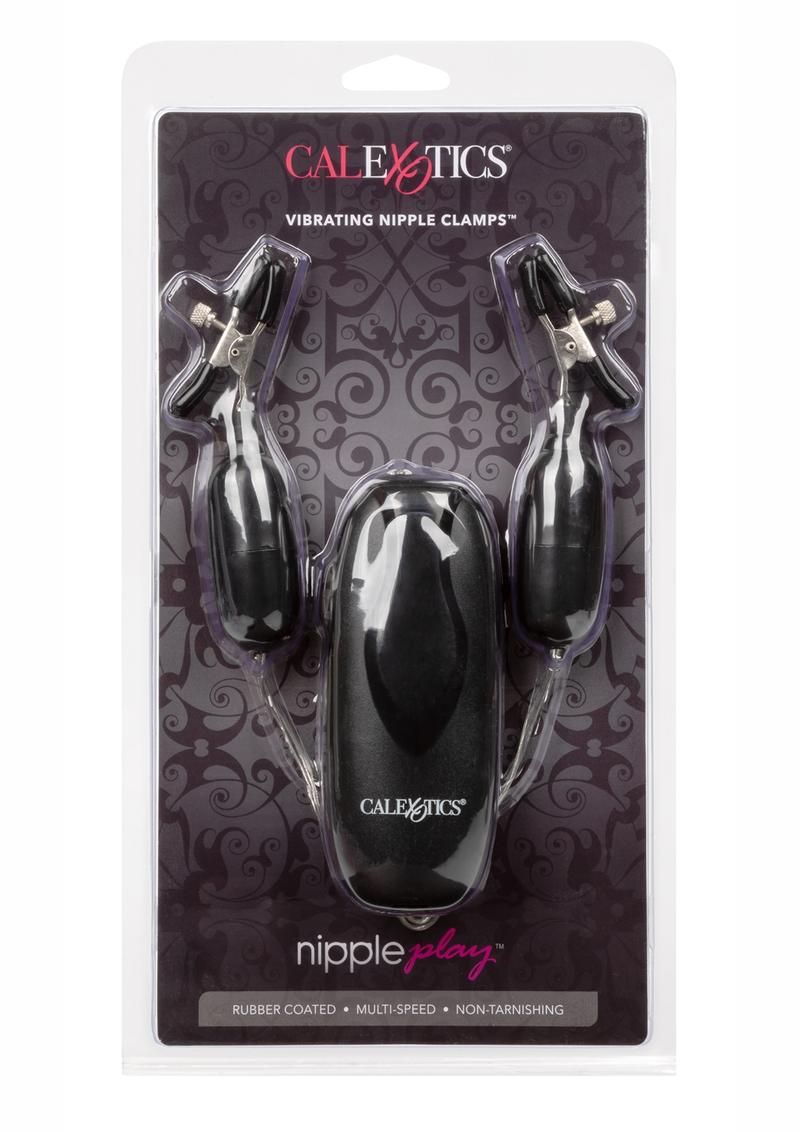 Nipple Play Vibrating Nipple Clamps with Remote