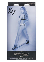 Nocturnal Collection Spreader Bar with Cuffs - Black