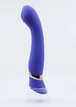 Nu Sensuelle Geminii Xlr8 Rechargeable Silicone G-Spot Vibrator - Purple/Ultra Violet