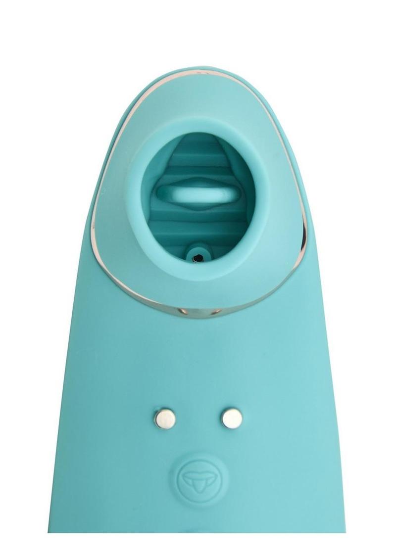 Nu Sensuelle Trinitii Triple Action Rechargeable Silicone Vibrator - Blue/Electric Blue
