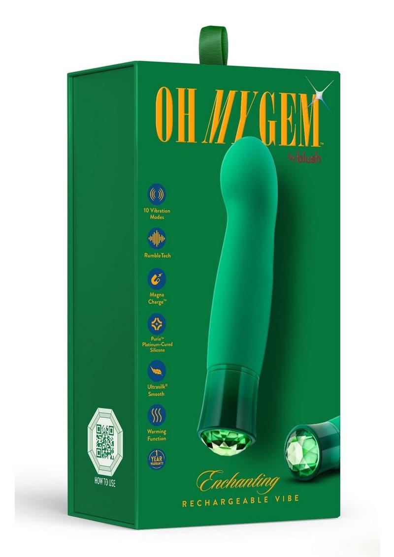 Oh My Gem Enchanting Rechargeable Silicone G-Spot Vibrator