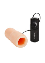 Optimum Series Vibrating Oro Simulator Masturbator - Ivory/Vanilla