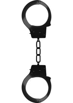 Ouch! Beginner's Handcuffs - Black/Metal