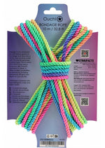 Ouch Bondage Rope 10 Meter Nylon - Multicolor