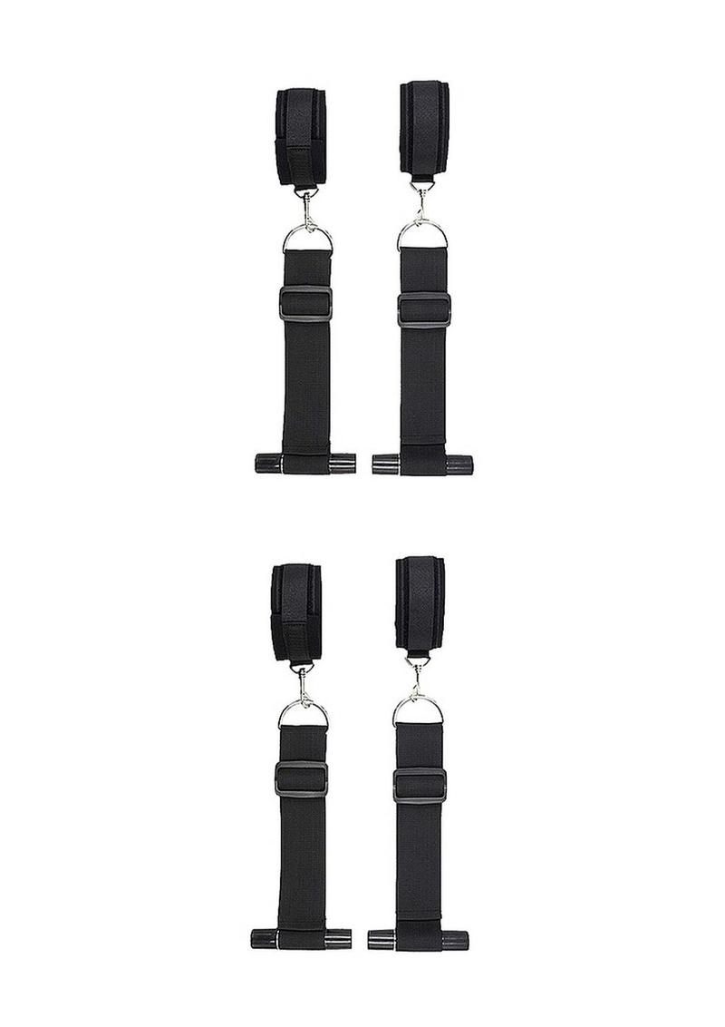 Ouch! Door Restraint - Black - Set