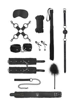 Ouch! Intermediate Bondage Kit - Black