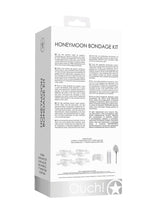 Ouch! Kits Beginners Bondage Kit - White - 5pc