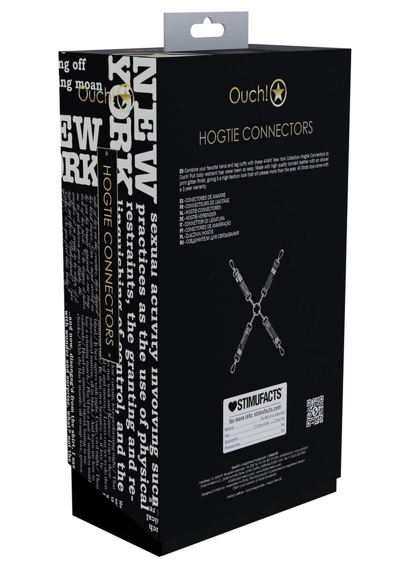 Ouch! Ny Collection Hogtie Connectors - Black