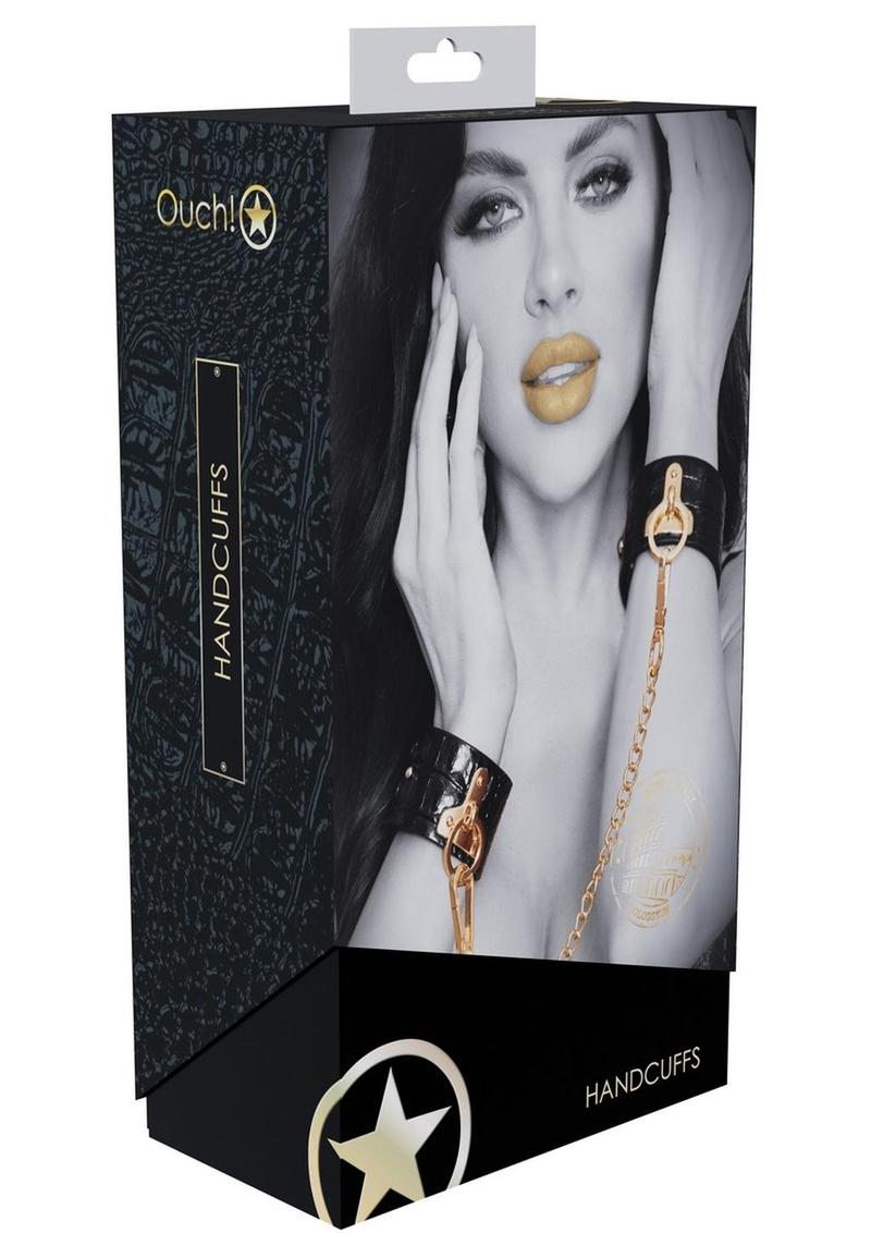 Ouch! Rome Collection Handcuffs - Black