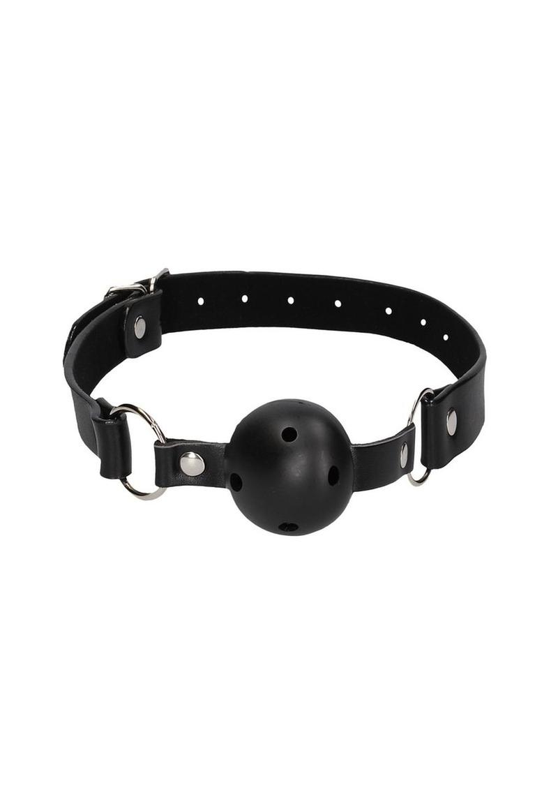 Ouch! Silicone Bit Gag with Adjustable Bonded Leather Straps
