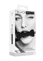 Ouch! Silicone Bone Gag with Adjustable Bonded Leather Straps
