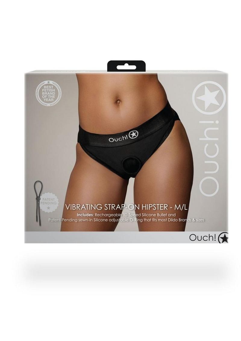 Ouch! Vibrating Strap-On Hipster Rechargeable